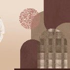 Papier peint panoramique Art design, mural concept, tendance