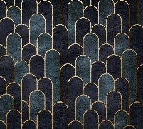 Papel pintado azul oscuro chic