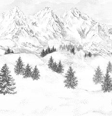 Papel pintado de la montaña de Chamonix