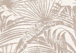 Papel pintado Hoja de selva monocromo