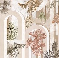Papel pintado Arco sepia