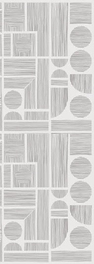 Papel pintado artístico de líneas gráficas