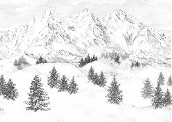 Papel pintado de la montaña de Chamonix