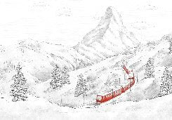 Papel pintado Matterhorn panorámico