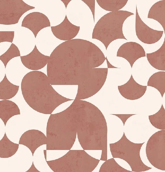 Papel pintado gráfico retro Terra