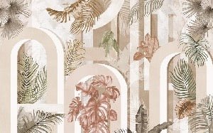 Papel pintado Arco sepia