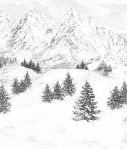 Papel pintado de la montaña de Chamonix