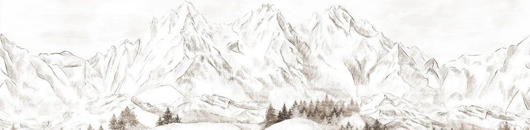 Papel pintado Montaña de los Alpes