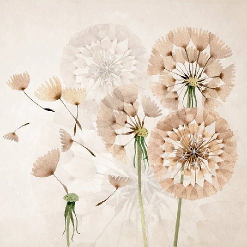 Papel pintado Flor de diente de león