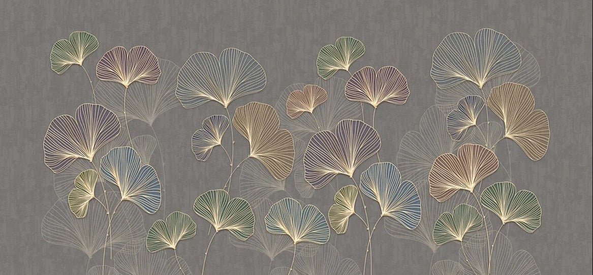 Ginkgo Asia Trendy Ginkgo Bistro Wallpaper