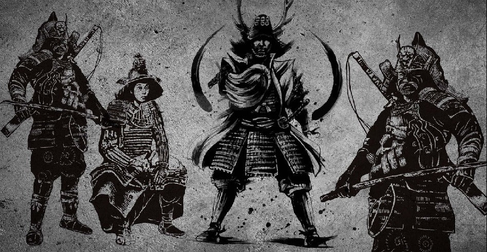 Papel pintado Samurai Japan
