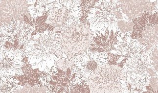 Papel pintado Flor de dalia