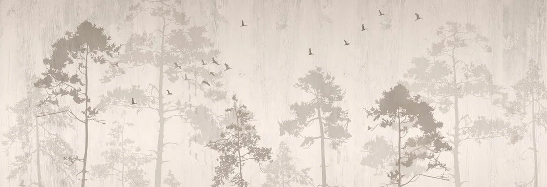 Papel pintado Bosque otoñal