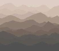 Papel pintado Terracota dunas panorámicas
