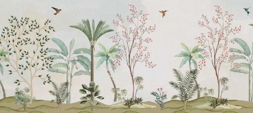 Papel pintado Chinoiserie jungle