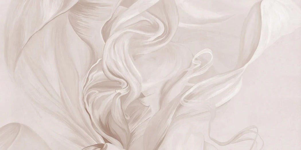 Papier peint contemporain – sublime flow sepia