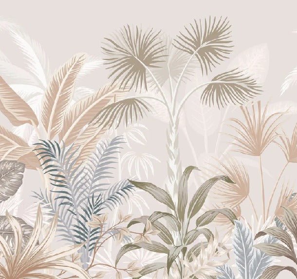Papel pintado Panorámica de la jungla de terracota