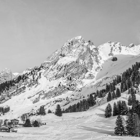 Papel pintado Chalet alpino panorámico