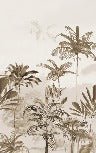Papel pintado panoramico jungle eden sepia