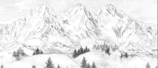 Papel pintado de la montaña de Chamonix