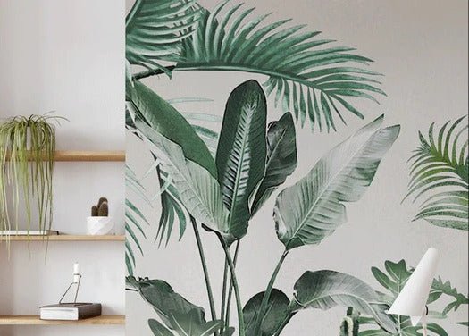 Papel pintado Ave del paraíso tropical