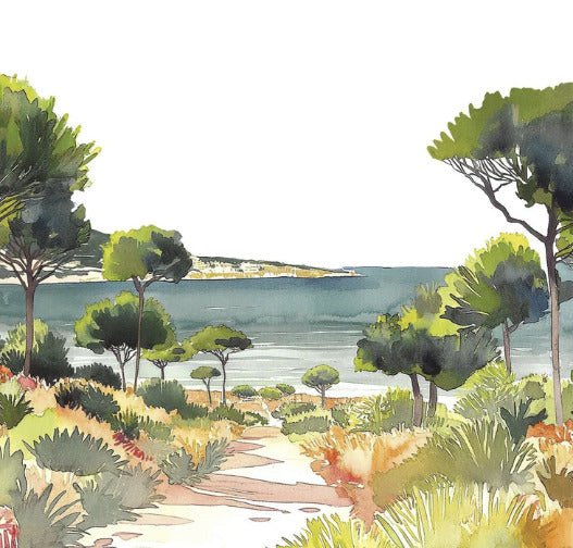 Papel pintado panorámico de verano