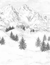 Papel pintado de la montaña de Chamonix