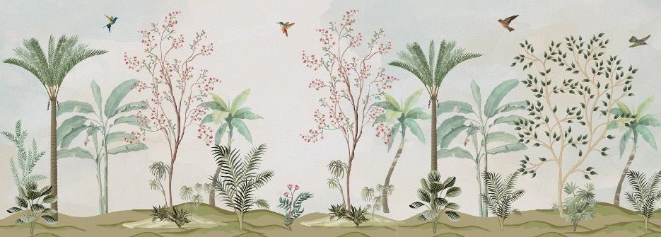 Papel pintado Chinoiserie jungle