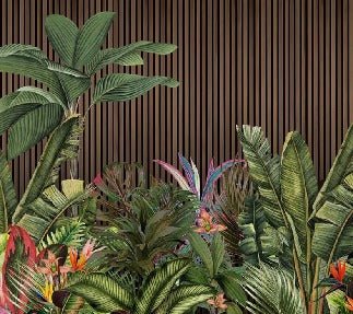 Papel pintado Panoramic tasseau vegetal