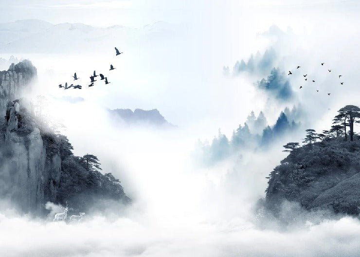 Papel pintado de Amanecer en China