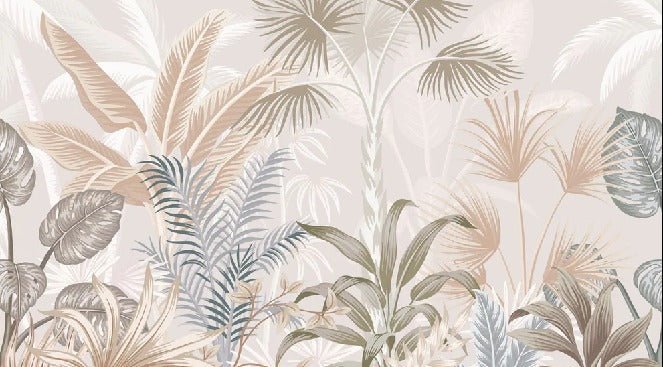 Papier peint panoramique jungle terracotta, XXL, tendance