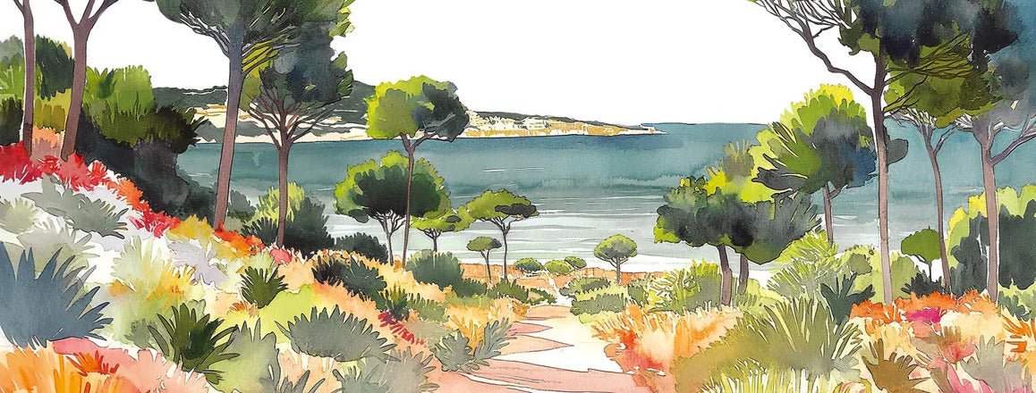 Papel pintado panorámico de verano