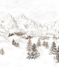 Papel pintado Montaña de los Alpes