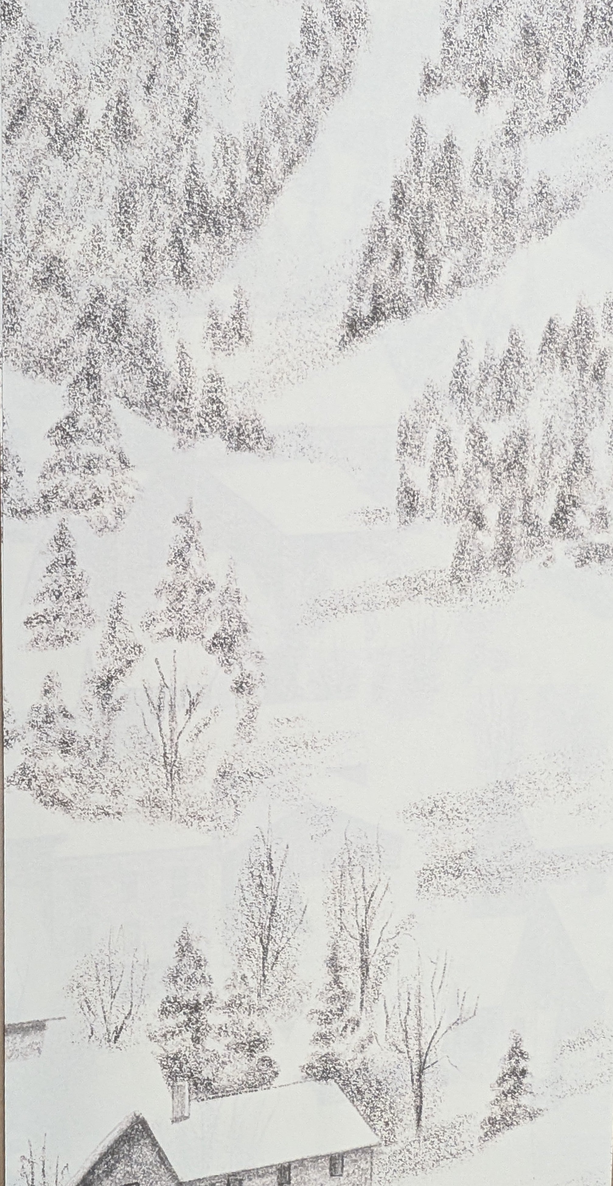 Papel Pintado Mapamundi Francés Infantil Gris - H260cm x L322cm - Material Preencolado