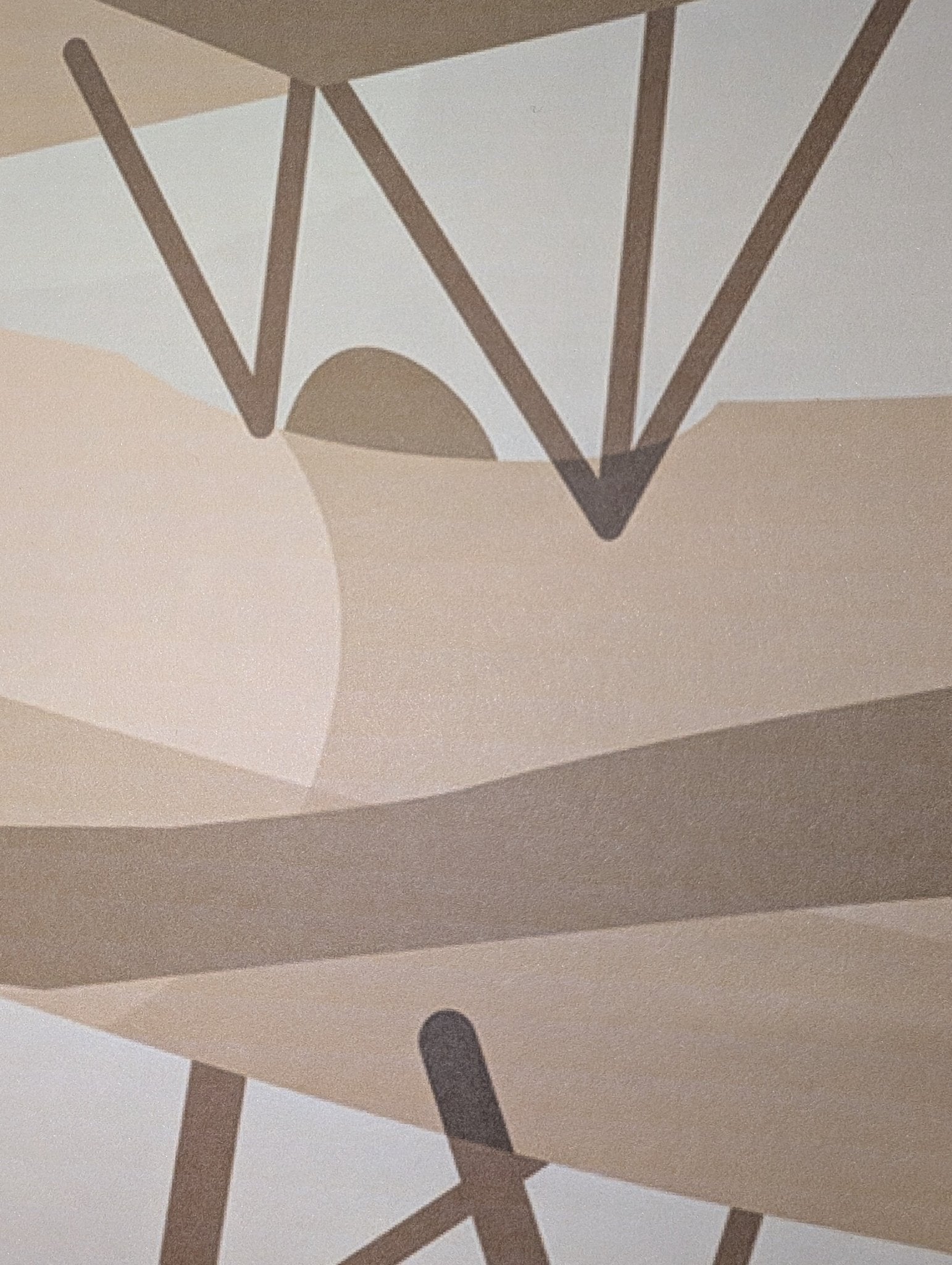 Papel Pintado Mapamundi Francés Infantil Gris - H260cm x L322cm - Material Preencolado