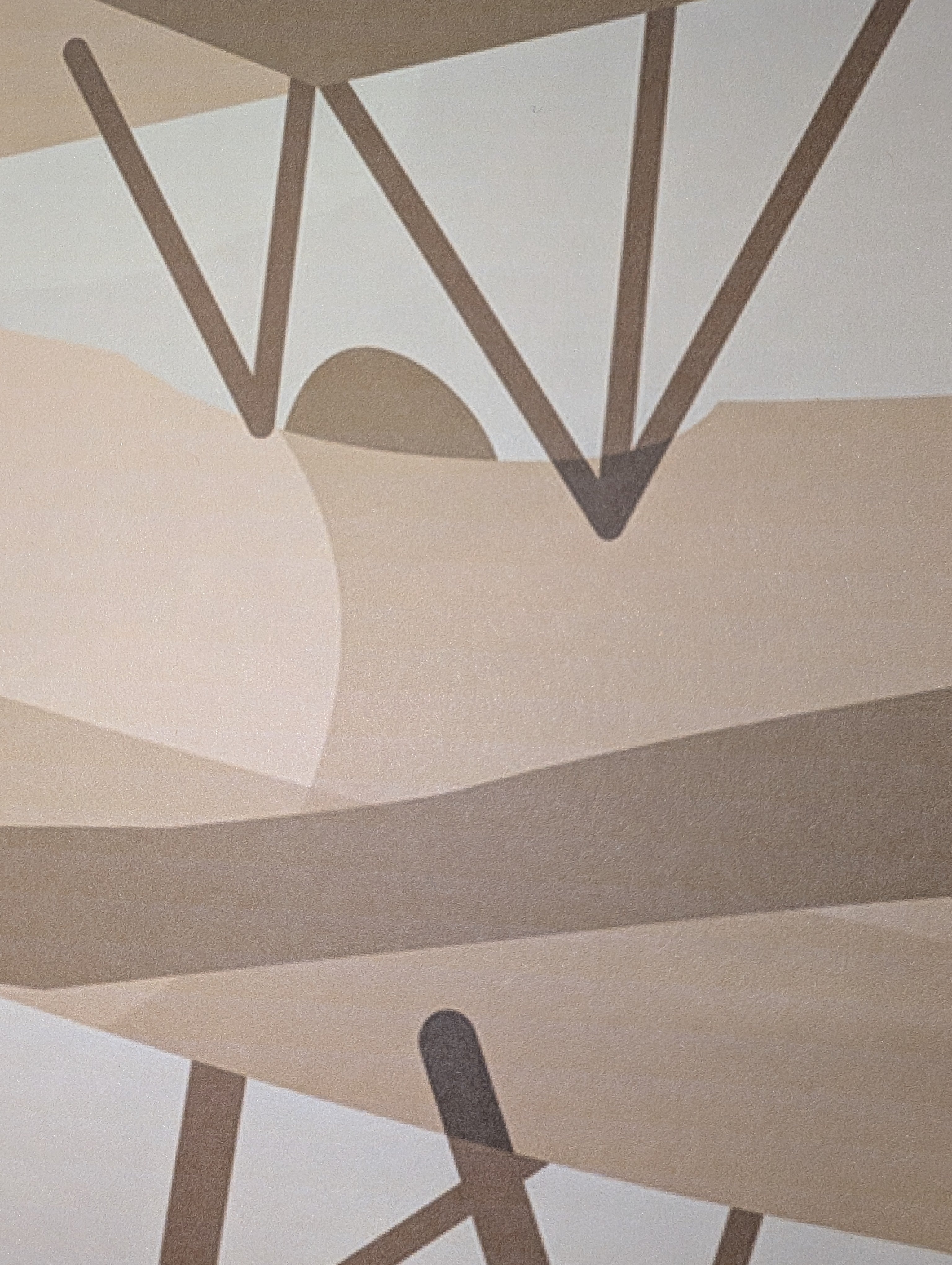 Papel Pintado Mapamundi Francés Infantil Gris - H260cm x L322cm - Material Preencolado