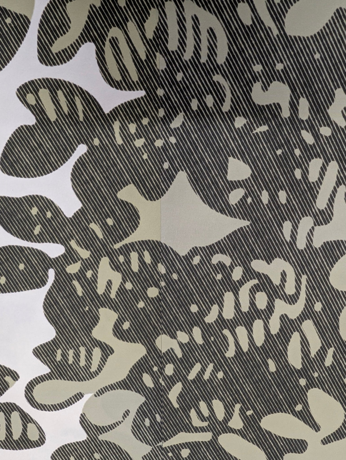 Papel Pintado Mapamundi Francés Infantil Gris - H260cm x L322cm - Material Preencolado