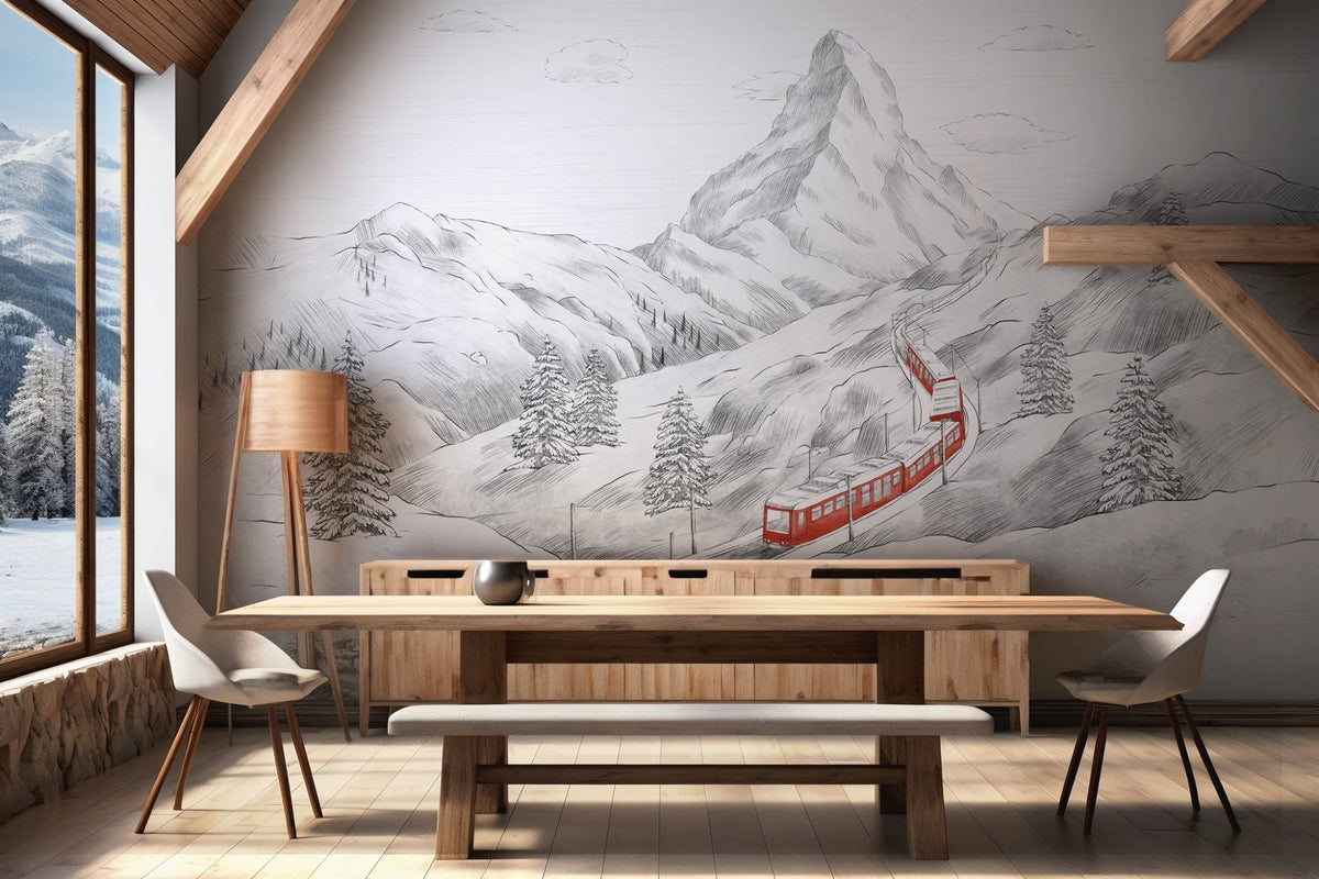 Papel pintado Matterhorn panorámico