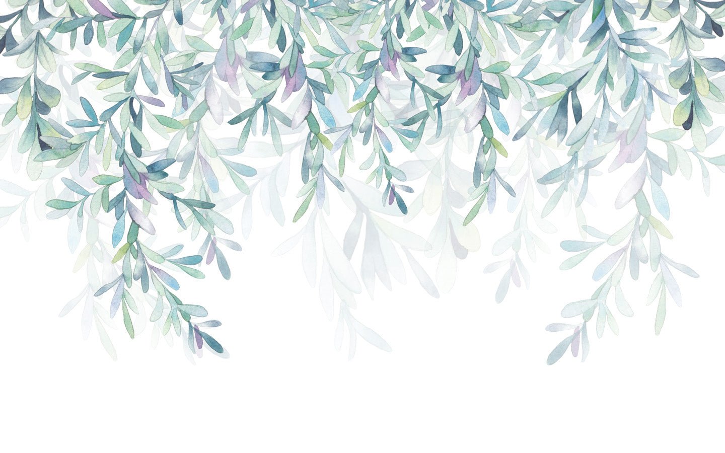 Papier peint wc Végétal & Scandinave style, mural concept, tendance