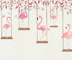 Papel pintado Flamingo
