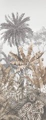 Papel pintado tropical sepia