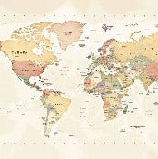 Fondo de escritorio de exploración panorámica del mapa del mundo