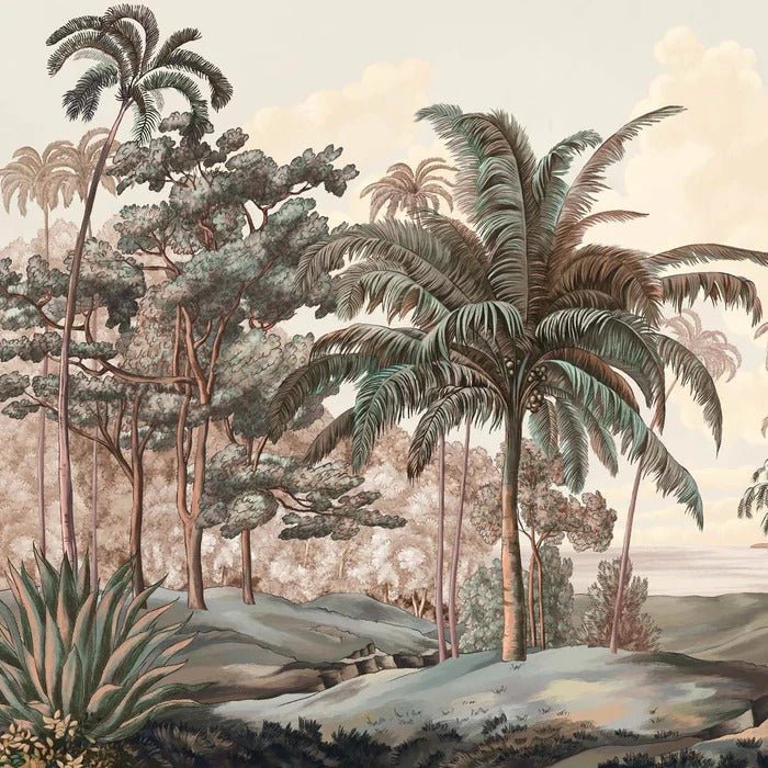 Papel pintado paisaje Célèbes terra