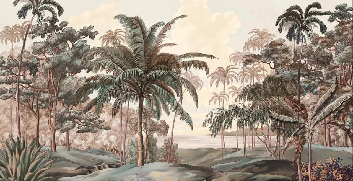 Papel pintado paisaje Célèbes terra