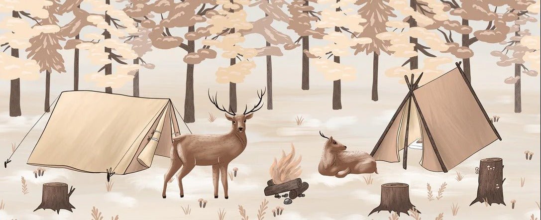 Papel pintado infantil escandinavo - El país de las hadas sueco