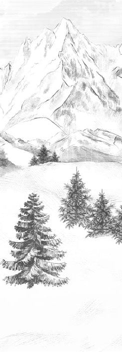 Papel pintado de la montaña de Chamonix