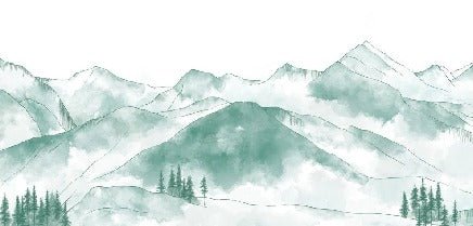Papel pintado Aravis verde menta
