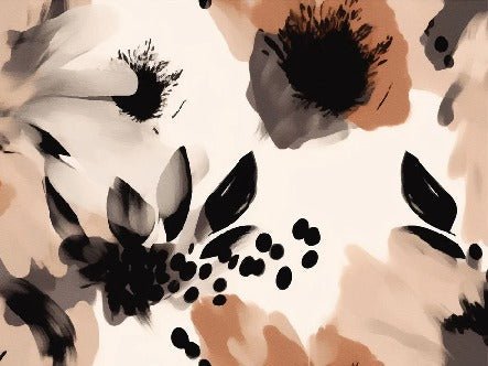 Fondo de flores hipnóticas