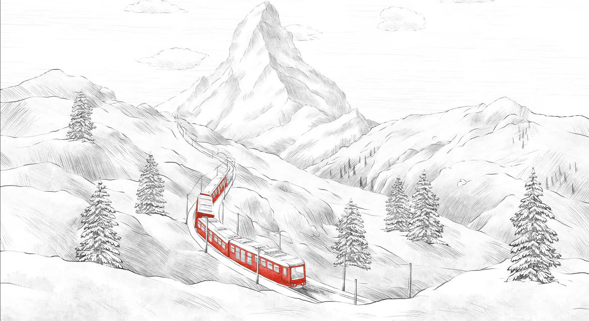 Papel pintado Matterhorn panorámico