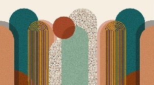 Papel pintado tendencia gráfica Art pop deco